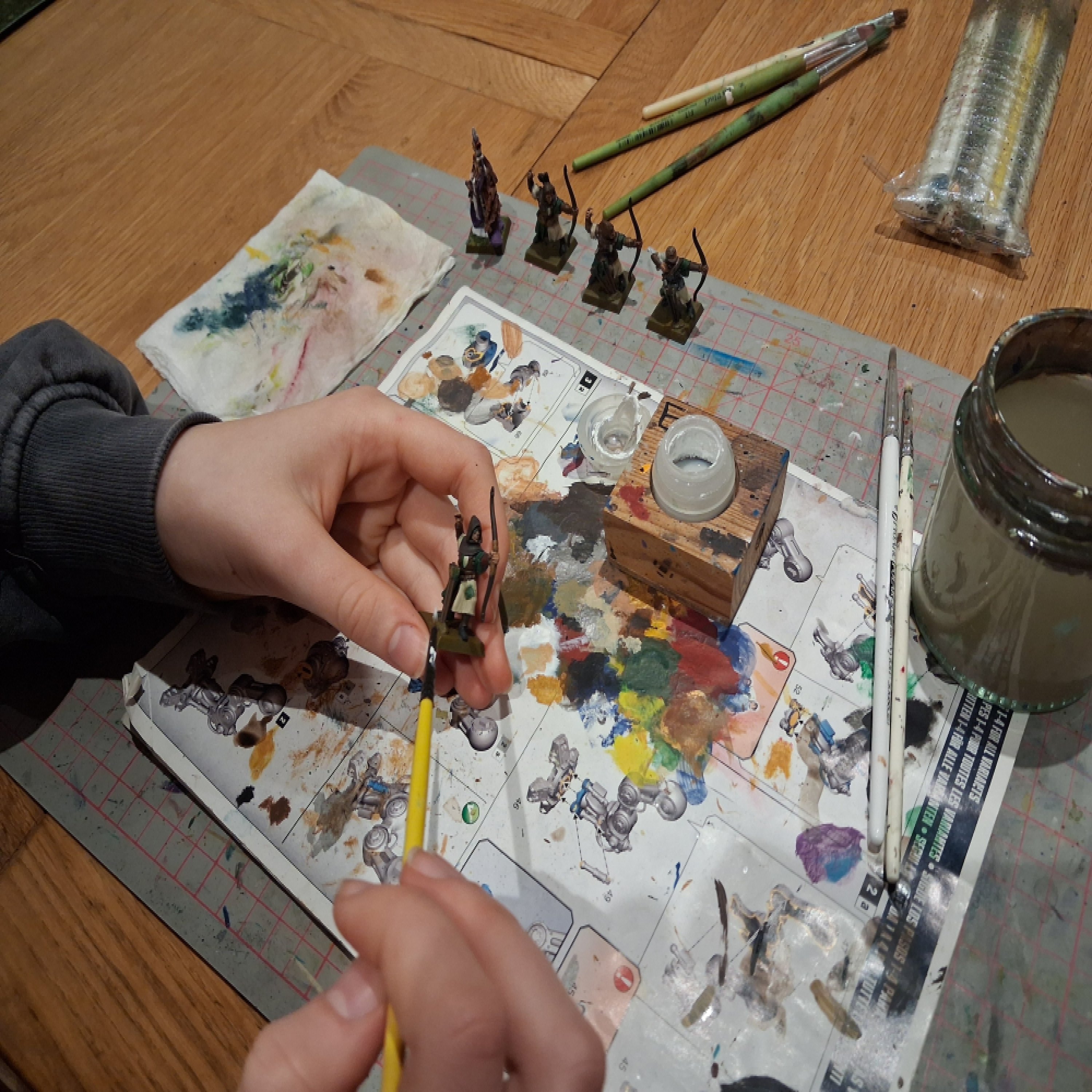 Painting Figures is also part of the Wargames Hobby